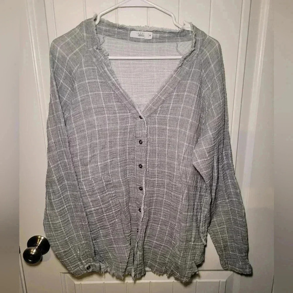 Talulah 100% cotton lightweight sweater with pockets size medium - Picture 1 of 6